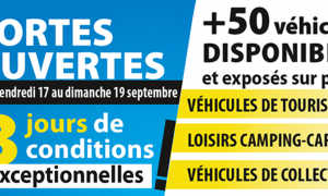 Portes Ouvertes du 17 au 19 septembre 2021